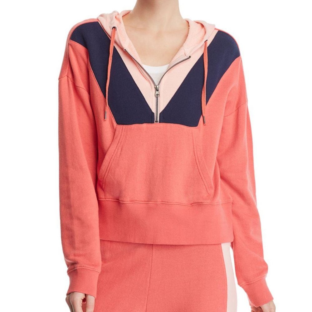 NEW Splendid Ryder Active Colorblock Hoodie S $128 - Picture 7 of 9